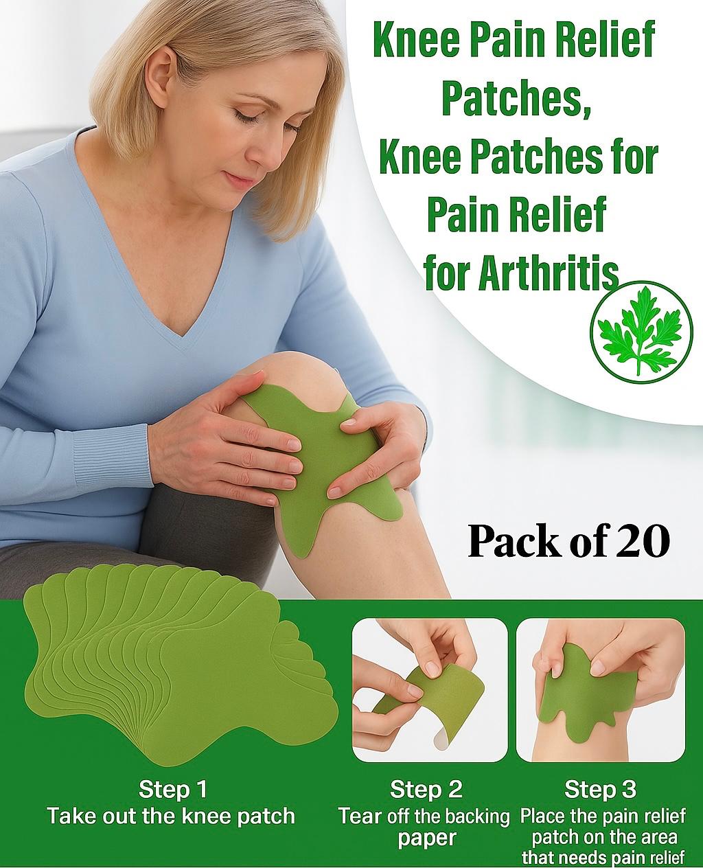 Natural Knee Pain Relief Patches⭐⭐⭐⭐⭐(Reviews)